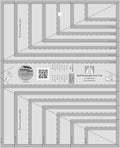 Creative Grids Half Rectangle Trim Tool Quilt Ruler – CGRDH6 – Made in USA, 8-1/2in x 10-1/2in, Non-Slip Grip Acrylic Quilting, Sewing, Crafting, Patchwork Ruler & Template