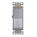 ENERLITES 3-Way Decorator Paddle Light Switch, Gloss Finish, Single Pole or Three Way, 3 Wire, Grounding Screw, Residential Grade, 15A 120V/277V, UL Listed, 93150-SV, Silver