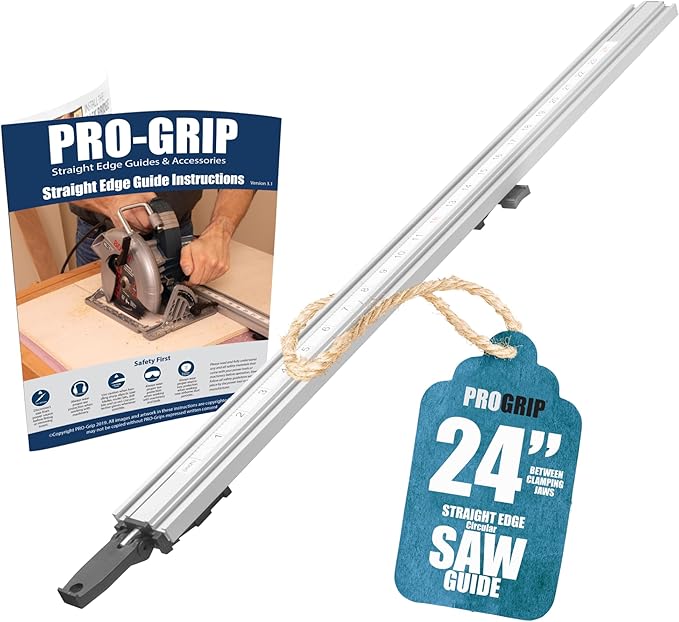ProGrip Straight Edge Clamp Ideal for Cutting Large Sheets of Plywood and