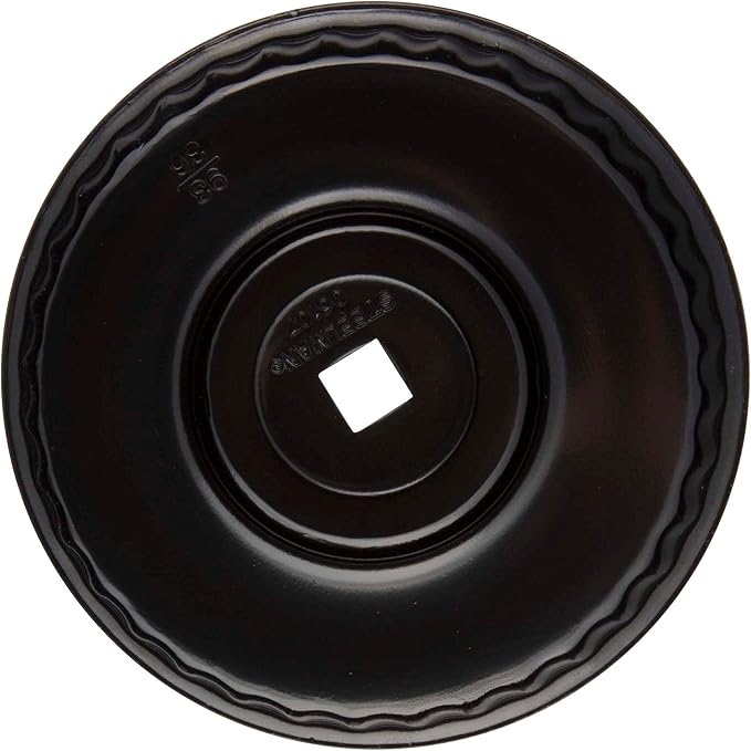 Steelman 93mm x 36 Flute Oil Filter Cap Wrench, 3/8-inch Drive, Low-Profile Design for Confined Space