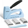 Light Duty Staple Gun for Wood, Upholstery Staple Gun for Classroom with 1600pcs JT21 Staples 1/4, 5/16, 3/8 inch and Staple Remover, Fabric Stapler Gun for Crafts, Bulletin Board Stapler for Teachers