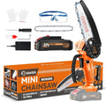 Saker Mini Chainsaw|6 Inch Chainsaws[2026 Upgraded]|Mini Cordless Electric Chain Saw|Small Handheld Portable Chain Saws Battery Powered Saws for Tree Trimmer and Garden,Gifts for Men