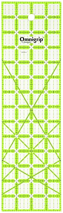 Omnigrip by Omnigrid Non-Slip Ruler, 4" x 14"