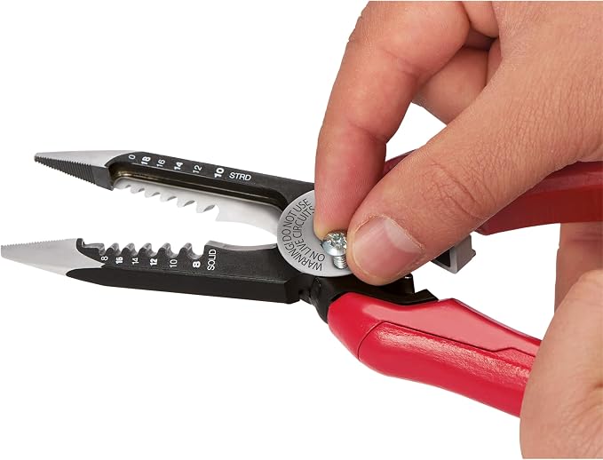 48-22-3079 Combination Pliers FOR Milwaukee 6 in 1 Wire Stripper Needle Nose Bolt Cutter Multi Function Hand Tool