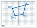 EAI Education X-Y Coordinate Grid Dry-Erase Boards: 9" x 12" Double-Sided Set of 10