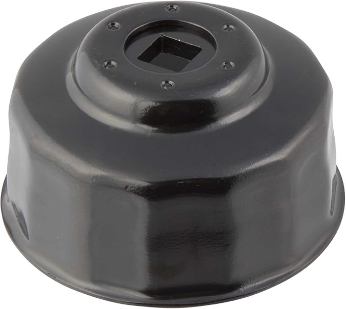 Steelman Low Profile Oil Filter Cap Wrench Socket 65mm and 67mm x 14 Flute, 3/8-inch Drive, Heavy Duty Chrome Vanadium Steel
