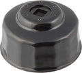 Steelman Low Profile Oil Filter Cap Wrench Socket 65mm and 67mm x 14 Flute, 3/8-inch Drive, Heavy Duty Chrome Vanadium Steel