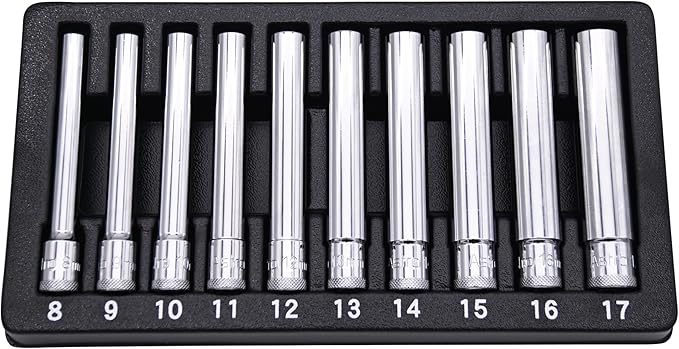Astro Tools 4110 10pc 3/8" Drive Extra Deep Metric Socket Set