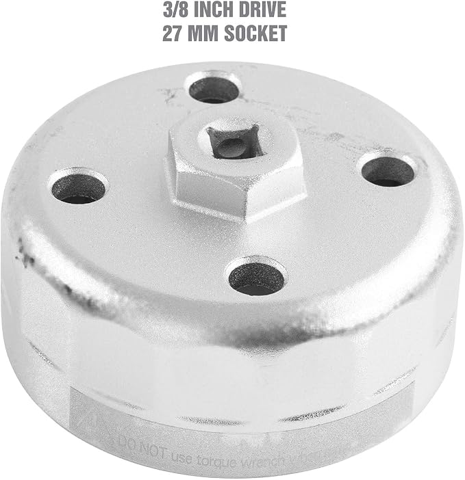 OEMTOOLS 25454 Hyundai/Kia 88.8 mm Oil Filter Cap Wrench, Oil Filter Puller, Hyundai Oil Filter Wrench, Removal of Kia Oil Filter