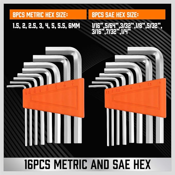 124-Piece Magnetic Screwdriver Set with Plastic Racking, Precision Screwdrivers, Magnetizer, Demagnetizer, Allen Keys, Nut Drivers, Ratchet Handles, Sockets & More - DIY Tools for Men, Tools Gift