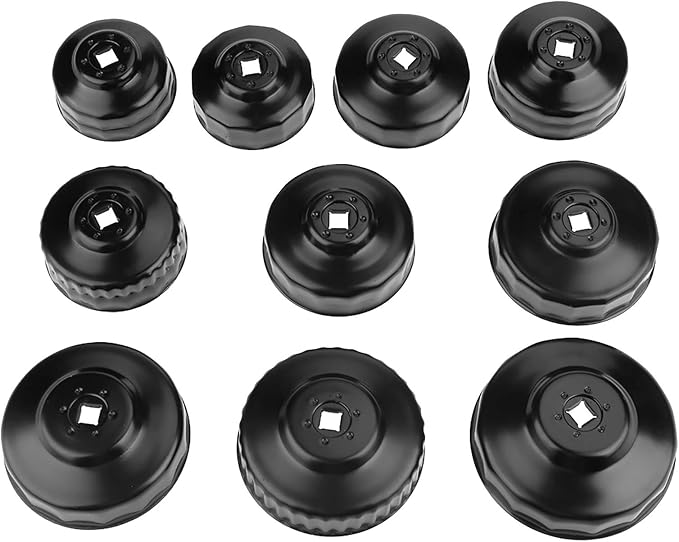 Mingzhe 11pcs Oil Filter Remove Set Comprehensive Wrench Kit for Vehicle Maintenance Carbon Steel Tools