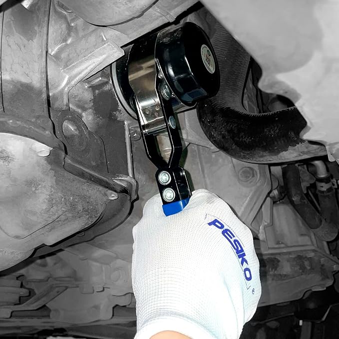 2-3/4" to 3-1/4" (70-83mm) Small Swivel Oil Filter Wrench | Oil Fliter Removal Tool, Easily Remove Oil Filter