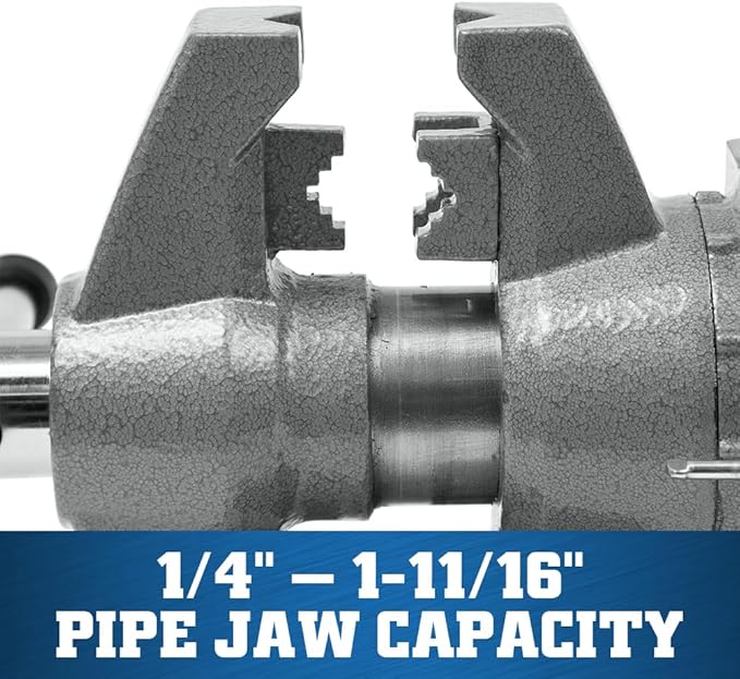Wilton Multi-Purpose Bench Vise, 4-1/2" Width, 4-1/4" Max Jaw Opening, 2-1/4" Throat (Model 450P)