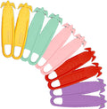 T TOVIA Safety Box Cutter Knife of Recessed Concealed Stainless Steel Blade, 10-Pack Package Opener Plastic Cutter for Box, Carton, Shrink Wrap, Plastic Straps, 5 Color