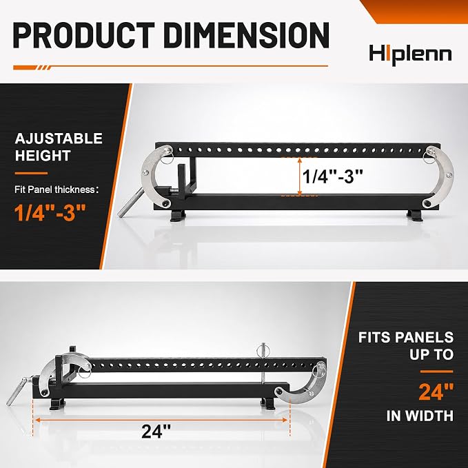 24" Panel Clamp 2 Pack, Parallel Panel Clamp with U-Shaped Blocks