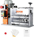 VEVOR Electric Wire Stripping Machine, 0.06''-1.57'' Automatic Wire Stripper Machine, 750 W, 98 ft/min Wire Stripper with Visible Stripping Depth Reference, 10 Channels Electric Wire Strip Machine