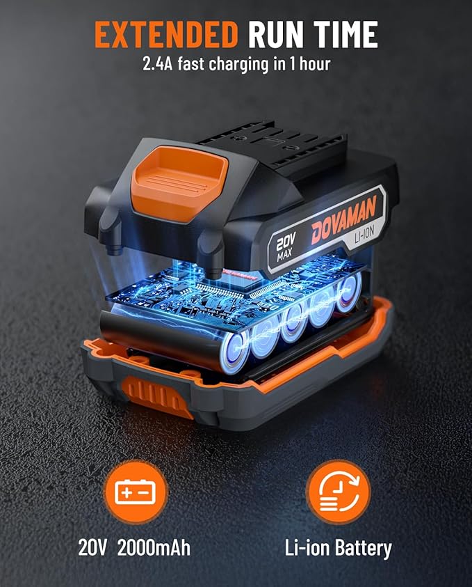 20V Brushless Impact Driver, 1/4'' Hex Compact Cordless Driver Kit with 1,770 In-lbs Torque, Battery & Charger Included – Lightweight Electric Screwdriver for Wood, Metal & Auto Repair-TITANCE X7