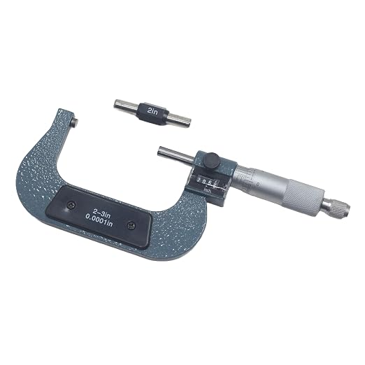 HFS(R) 2-3" Mechanical Digital Outside Micrometer Digit Counter Carbide Tips 0.0001"