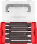 TEKTON Long Triple Square Bit Socket Set, 8-Piece | SHB91705 | 3/8 Inch Drive, (M4 - M12), Stacking Organizer, Custom Foam
