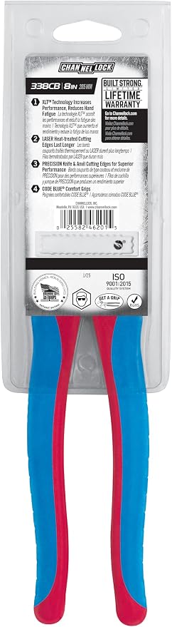 Channellock - 8 Diag. Plier Lap Joint (338CB)