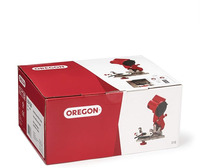 Oregon Compact 120-Volt Mini Bench Grinder, Universal Saw Chain Sharpener, for All Chainsaw Chains (310-120)