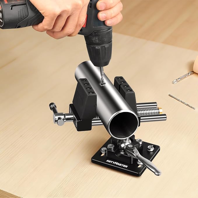 ArtyMaster 360° Rotating Bench Vise with Quick-Release Ratchet Wrench - Versatile Woodworking & Pipe Vise for Home Improvement - 4 Inch Workbench Vise for Carving, Repair & DIY Projects (WT117B)