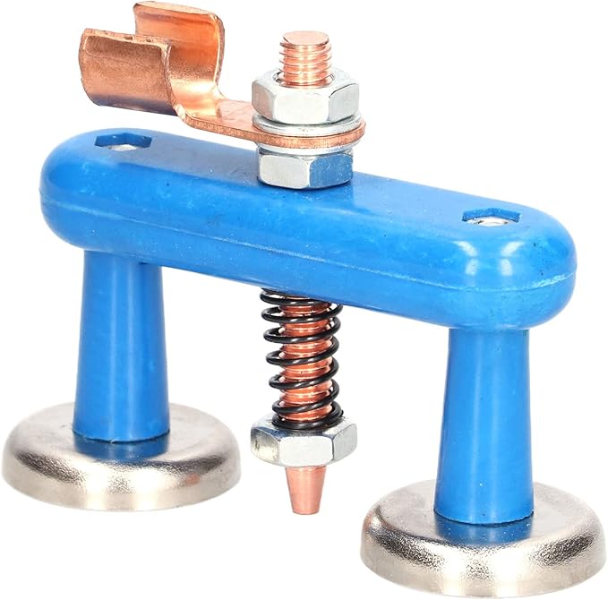 Welding Support Ground Clamp Tools, Magnetic Welding Support Clamp, Blue