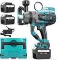 Cordless Impact Wrench 1 Inch, 3000N.m High Torque Impact Wrench Heavy Duty with Auxiliary Handle, Brushless Electric Impact Gun, 2x 5.5Ah Battery, Variable Speeds for Car Tire Lug Nut Removal Tool