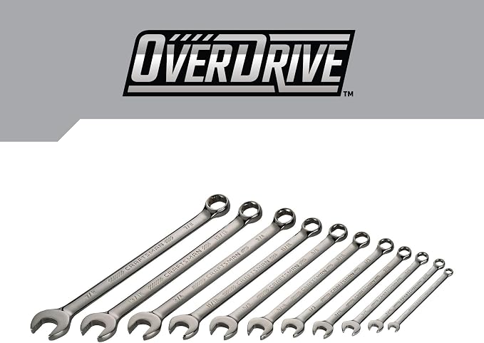 CRAFTSMAN OVERDRIVE 11-Piece Standard (SAE) Wrench Set (CMMT87711)