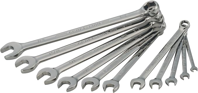 CRAFTSMAN OVERDRIVE 11-Piece Standard (SAE) Wrench Set (CMMT87711)