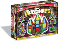 POPULAR PLAYTHINGS Mag-Snaps Magnetic Construction Set, Stem Building Toy for Kids Ages 3 & Up, Gifts for Children and Classrooms - 100 Pieces