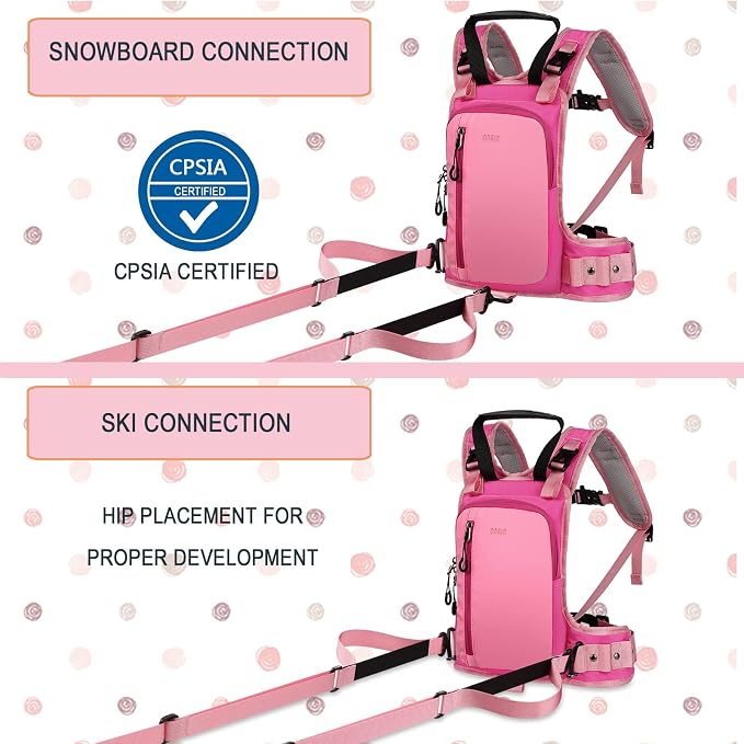 Ski and Snowboard Harness for Kids: Learn to Ski and Teach Your Child The Speed Control