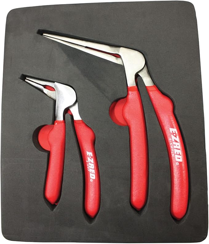 EZRED KWP2 Kiwi Bent Head Needle-Nose Pliers, Set of 2