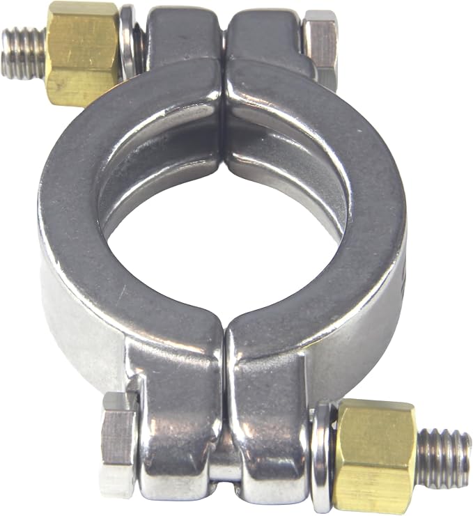 HFS(R) 2PCS, 1.5" High Pressure Tri Clamp Sanitary Clover for Tri Clamp Fitting Connection, Stainless Steel 304