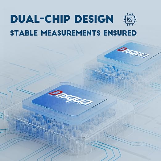 Dasqua Precision Digital Outside Micrometer, Measuring Tools for Machining and Industrial use, 0-1 inch Accuracy 0.002mm with Large Display, Lock nut and Carbide tip