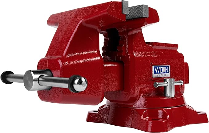 Wilton Utility HD Bench Vise, 8" Jaw Width, 8-1/2" Jaw Opening, 4-1/2" Throat (Model 648UHD)
