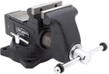 Yost HD450-C Heavy Duty 4-1/2 Inch Mechanics Work Bench Vise | Heavy Duty Woodworking & Metal Work Table with Secure Grip Swivel Base | 60,000 PSI Casting Iron Material with Extra-large Anvil Surface