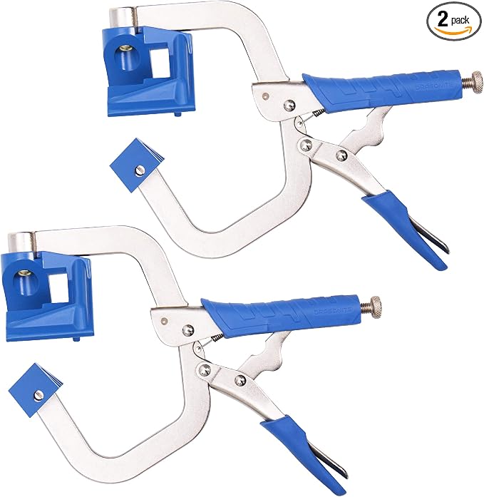 DRAGONITE 90 Degree Corner Clamp, 11 Inch Right Angle Clamps for Woodworking, Welding, Carpenter Photo Frame, Holding Assemblies Like Cabinets and Drawers, 2 Pieces