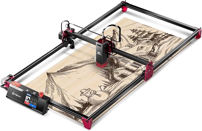 Algolaser DIY KIT MK2 Y-Axis Extension Kit - Laser Engraving Area Expansion to 15.7" x 34.6" (400 x 880mm) - Compatible with Algolaser DIY KIT MK2 10W for Laser Engraver & Cutter - Easy Installation