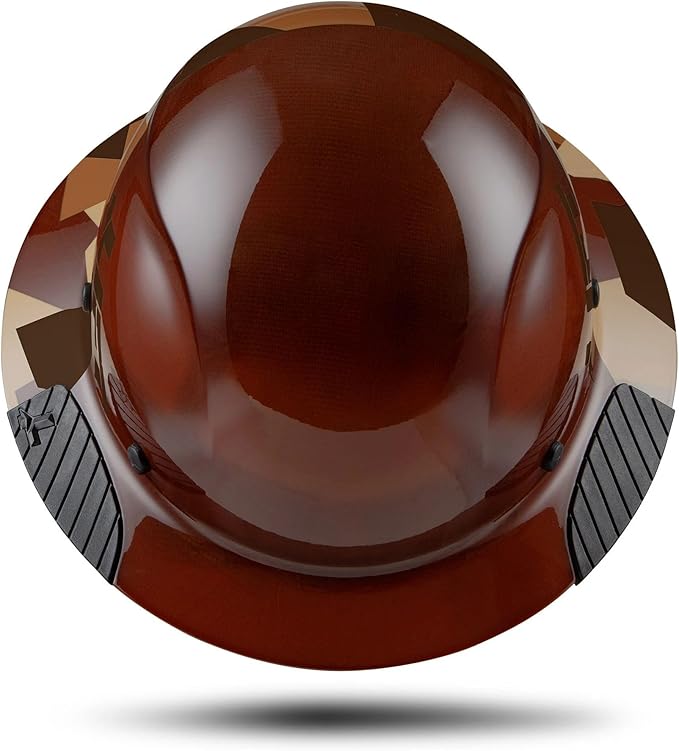 LIFT SAFETY Dax Fiber Resin Full Brim Safety Helmet/Hard Hat | 6 Point Suspension for Comfort & Impact Protection