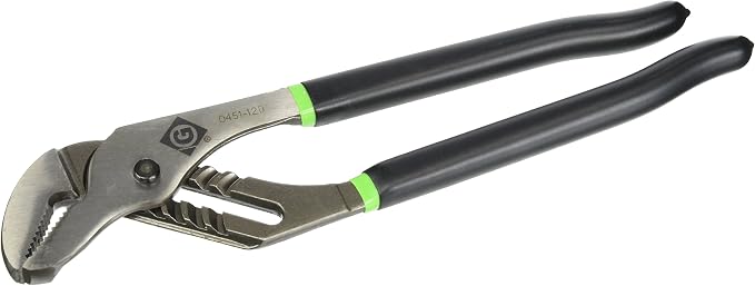 Greenlee 0451-12D Pump Pliers, Dipped Grip, 12 Inches