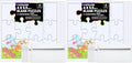 8 Blank Jigsaw Puzzles with Envelopes – 4 x 5.5 Inch, 9 Pieces Each – Hygloss DYI Party invites, Perfect for Decorating, Kids' Activities, Arts & Crafts or Party Favors (Pack of 2)