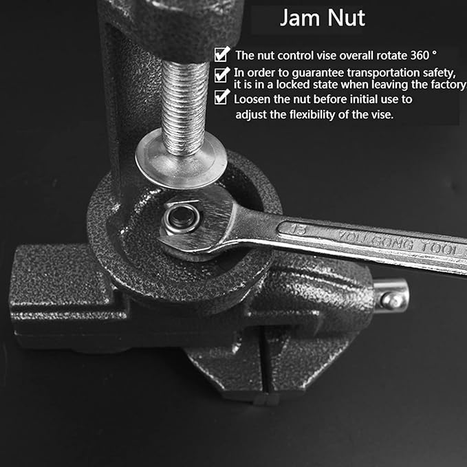 MYTEC Mini Home Vise, nylon jaws Clamp-On Vise, 2.0" black