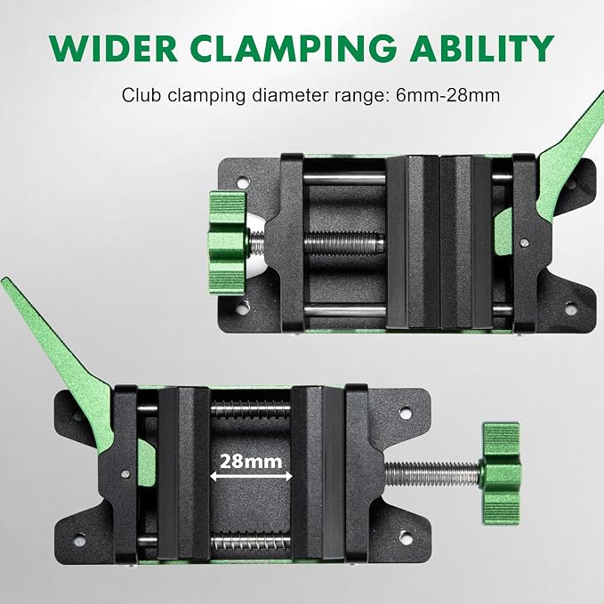 Patented Golf Club Vise Grip Kit Vice Clamp for Home Club Regrip