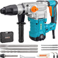 Berserker 1-9/16" SDS-Max Heavy Duty Rotary Hammer Drill for Concrete 42M | 1600W 13 Amp 3 Functions 16 lb. Corded Electric Variable-Speed Safety Clutch Vibration Control Demolition Rotomartillo
