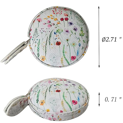 Tape Measure for Body Measuring Fabric Sewing Tailor Ruler Flexible Soft Pocket Small Mini Body Measurement Cloth Measuring Tape 60 Inch Premium Leather Retractable Tape Measure