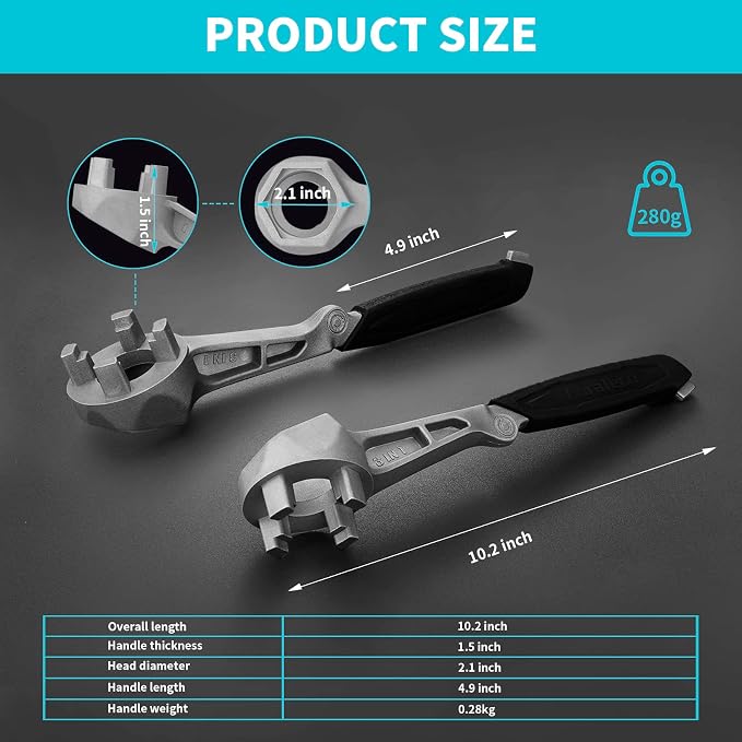WORKPRO Pliers Set & DURATECH 3-in-1 Aluminum Drum Wrench