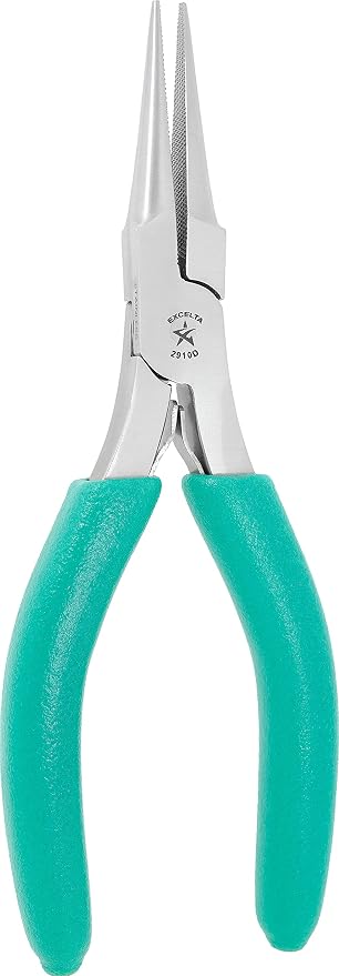 Excelta Needle Nose Pliers, Stainless Steel Small Nose Pliers, 6" Overall Length