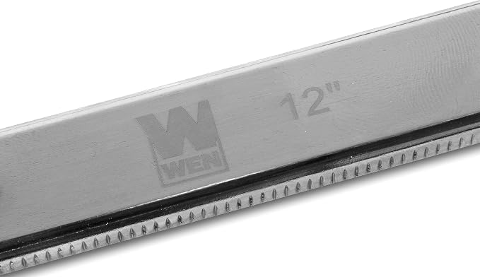 WEN 10212F2 Quick-Adjust 12-Inch Steel Bar Clamps with 2.5-Inch Throat and Micro-Adjustment Handle, Two Pack, Black