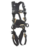 3M DBI-SALA ExoFit NEX 1113320 Full Body Arc Flash Harness, Back/Front Web Rescue Loops, Belt W/pad, PVC Coated Alum. Side D-Rings, Locking QC Leg Straps, Small, Black